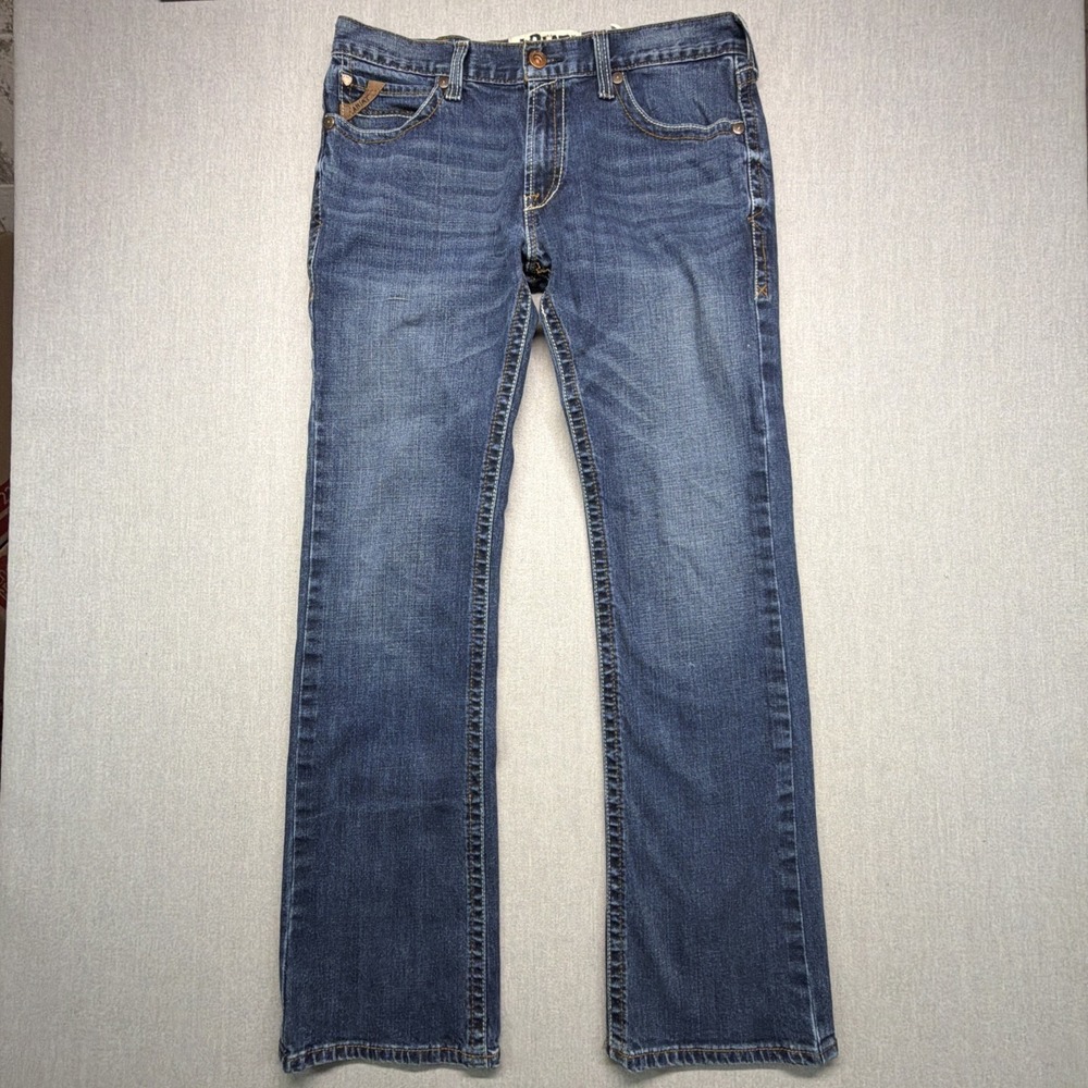 Ariat Denim M7 Rocker Boot Jean 36x36 (Fits 36x34) Bootcut Western Cowboy